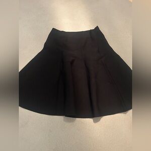 BCBG black flare skirt, size M
